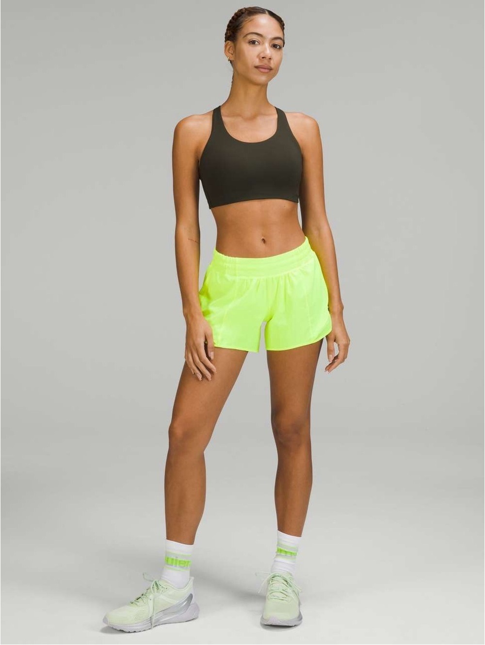 Lululemon Energy Bra *High Support, B–DDD Cups - Dark Olive - 32DD